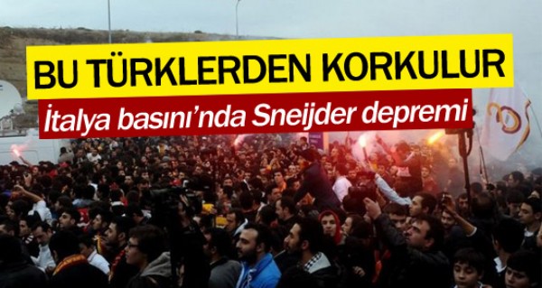 talya Basn'nda Sneijder depremi